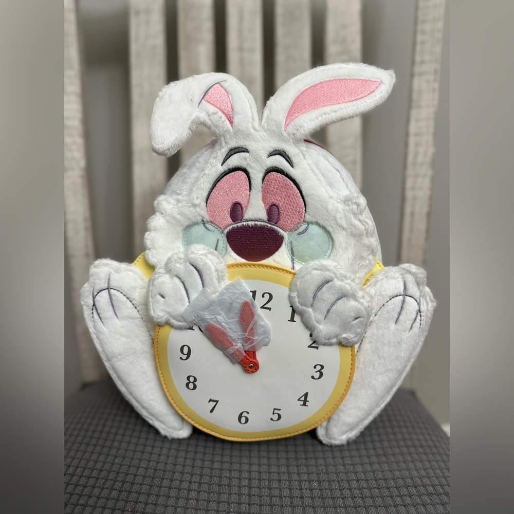 Loungefly Disney Alice In Wonderland White Rabbit Mini Backpack